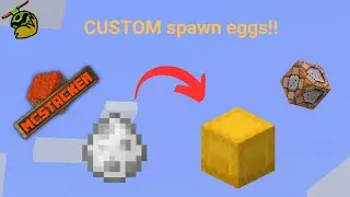 CUSTOM spawn eggs in Minecraft!!!