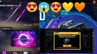 Lo Bhai Hack Kar liya😱😱 New CHORONO Wheel 😘 Buy All Item 😍😍 Cyber Bounty Hunter Bike And Katana