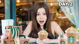 Surprising My Daughter with Every Starbucks Drink!