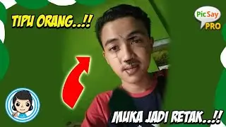 Cara Edit Foto Manipulasi Muka Retak di Android | Picsay Pro Tutorial