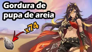 Rota de farm Gordura de pupa de areia - Genshin Impact - [ Sand Grease pupa ]