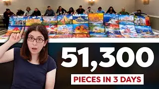 We‘re the fastest puzzlers in the country. And we tried the biggest puzzle in the world.