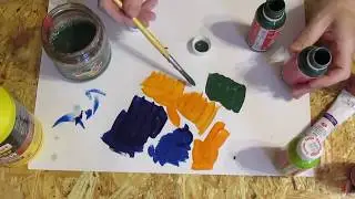Самодельный акрил.Художник  А.  Мишин.