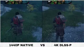 4K DLSS-P vs 1440p Native - Ghost Of Tsushima | RTX 3060 Ti | Ryzen 5 3600 1440p | Benchmark