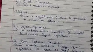 Object in Java | Object reference | Object reference variable
