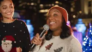 The Hamilton Cast sings "Jingle Bells"