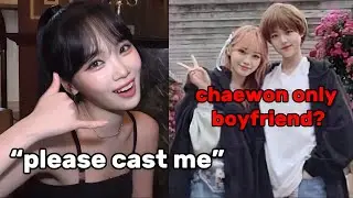 CHAEWON wanted to try acting and said she can do well with it (ft. WONYOUNG?)