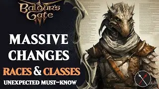 BG3 EVEN MORE GAMEPLAY - Classes & Race CHANGES, Multiclassing, Illithid Powers, & How to Respec