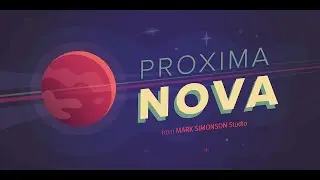 Proxima Nova Sans Serif Font