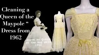 A vintage dress worn by a “Queen of the Maypole” gets a refreshing treatment 63 years later
