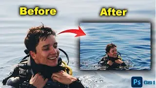 HOW TO CONVERT MURKY WATER COLOR IN BLUE COLOR IN PHOTOSHOP