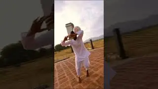 Freestyling in front of Adiyogi 🙏