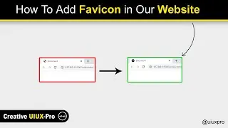How to Add Favicon in Website Using html only @uiuxpro