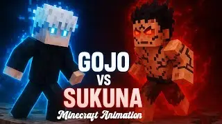 Minecraft Gojo vs Sukuna | Epic Anime Showdown in Jujutsu Kaisen Style