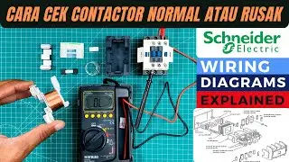 HOW TO CHECK CONTACTOR CONDITIONS WORTH USING OR DAMAGE USING MULTITESTER AND TESPEN