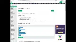 W3Schools HTML Online Editor Demo
