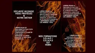 Photoshop cc Tutoriel réalisation d'un flyer en trois volets dépliant