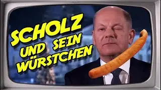 Olaf Scholz und sein Würstchen (Stupido schneidet)  / YouTube Kacke