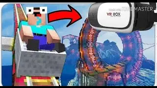 VR Майнкрафт Американскийе горки