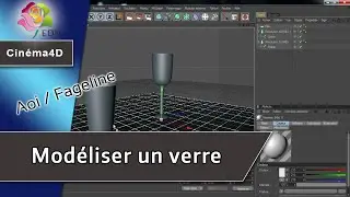 Cinéma 4D - Modéliser un verre [HD]
