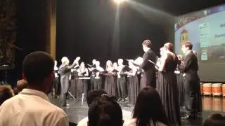 Stanford Chamber Chorale sings Thailand Royal Anthem