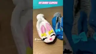 Make Adorable Bunny Slippers at Home in Minutes!