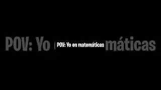 Pase con 10 en matemáticas 😂😂