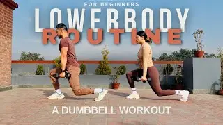 20 Minute Dumbbell Leg Workout at Home | Home Workout For Beginners
