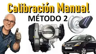 Manual calibration throttle body Chevrolet Matiz / Spark (method 2) - Tutorial
