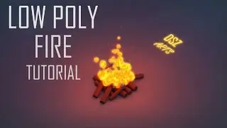 Low Poly Fire in Cinema4D ~ 3D Tutorial