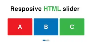 How to create slider in html and css | Make slider using HTML & CSS | Responsive Image Slider
