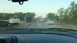 КПП Шрамко-Ульяновское,дорога