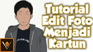 Tutorial Edit Foto Jadi Vektor/Kartun Di Android - Adobe Ilustrator Draw