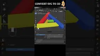 How to Make a 3D Logo in Blender #shorts