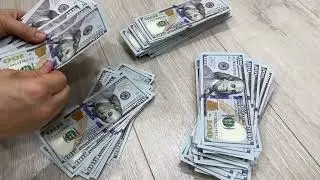 Unbelievable! I am exhausted from counting a large amount of dollars