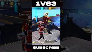 1 VS 3 CLUTCH WITH COBRA MP40 🤡💀 #freefire #shorts