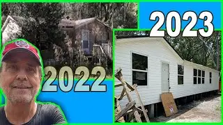 Halfway there? Proves anything is possible! #renovation #mobilehomes #god