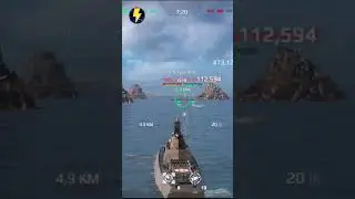 CN type 004 easily destroyed, Modern Warships #shorts #modernwarships