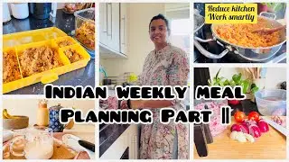 Indian Weekly Meal Planning & Prep for busy moms Part 2| Pantry restock and refilling