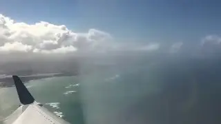 American Airlines 757-200 Takeoff From San Juan, Puerto Rico