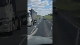 Раскуроченная фура на трассе М-5 #automobile #дальнобой #газель