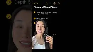 Cheat Sheet for the Perfect Round Diamond 💎