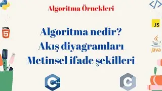 Algoritma Dersleri-3 || Input Kullanımları || Algoritma Örnekleri || Akış Diyagramları