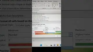 Color Scale In Excel 😍 | MS Excel All Concepts‼️ 