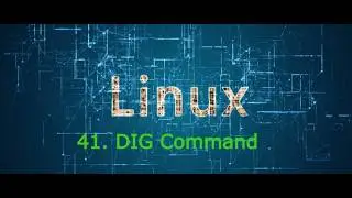 41. How to use DIG command in Linux | DNS lookup | linux crash course 