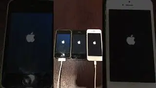 iPod touch 4 vs iPhone 4s vs iPhone 5 on iOS 6 boot up test 