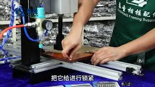 picture frame hanger pneumatic punch machine ,how to install frame backs MDF hook Champ Toggle Press