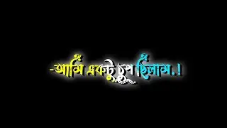 আমি একটু চুপ ছিলাম