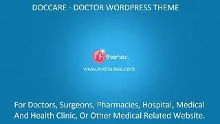 DocCare - Doctor WordPress Theme