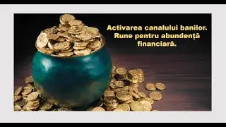 Activarea canalului banilor  Rune pentru abundență financiară